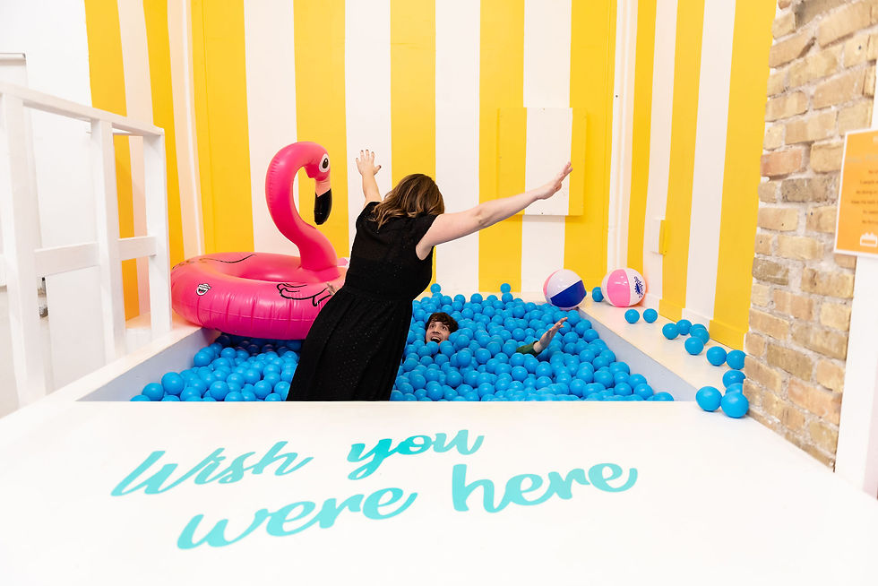 unique engagement session at the fomo factory in austin texas