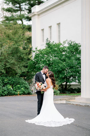 Wedding Portrait at Wadsworth mansion 