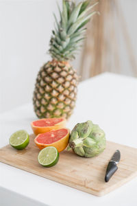 a display of fruits 