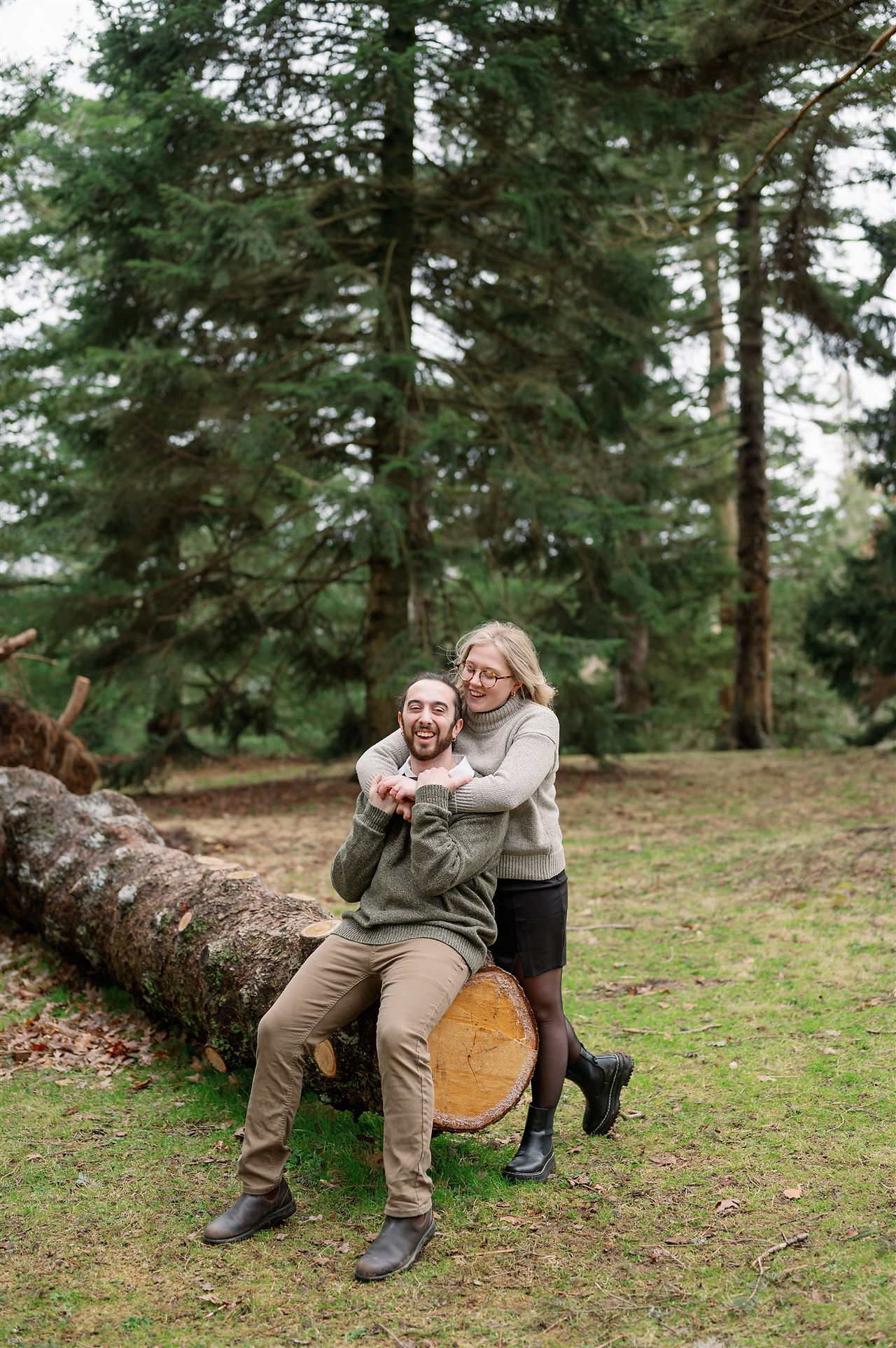 Arnold Arboretum engagement session in Boston
