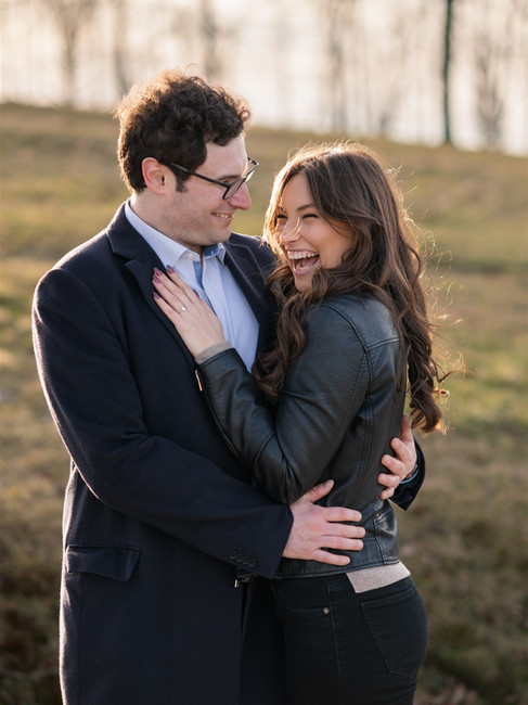 Massachusetts documentary engagement session 