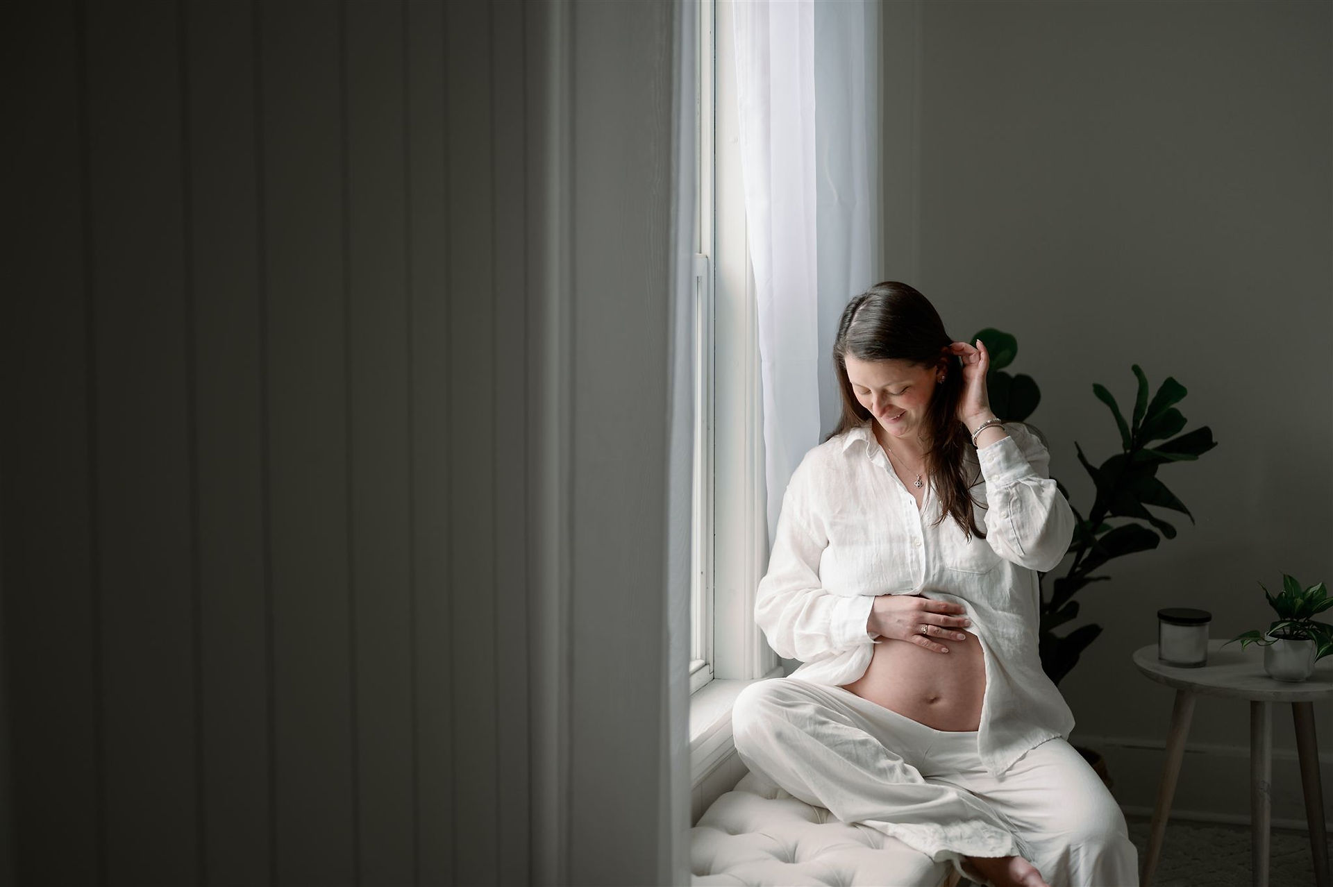 in-studio maternity session
