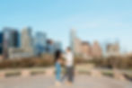 doug sahm hill downtown austin proposal. guy wipes his new fiance's tears away after she says yes!