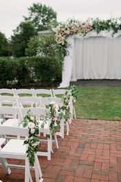 inn on boltwood wedding ceremony decor