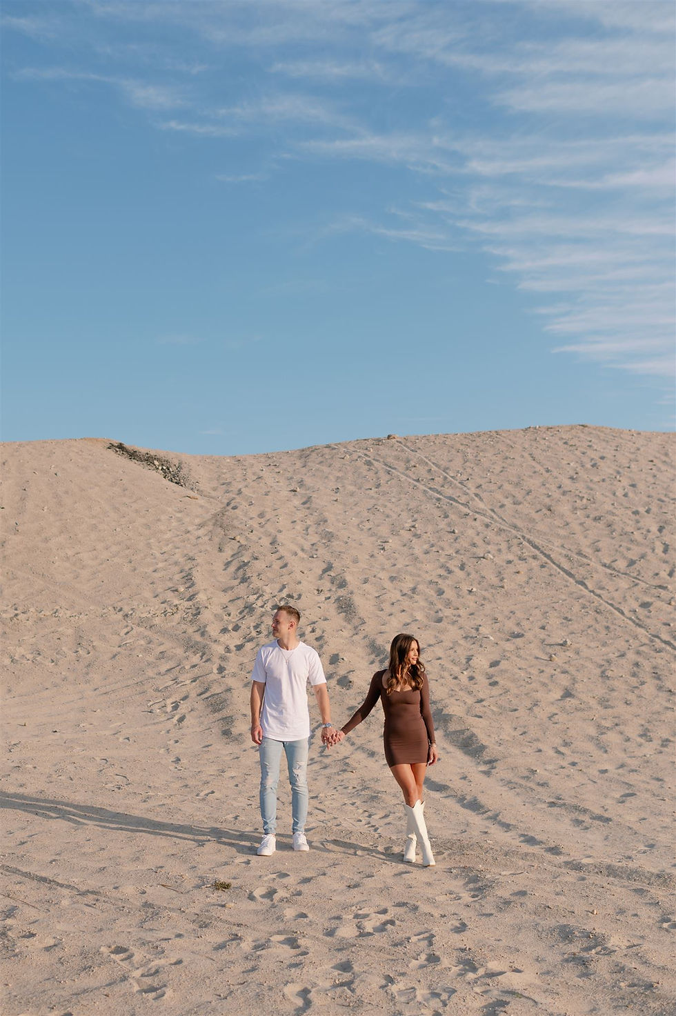 west greenwich sand dunes engagement session
