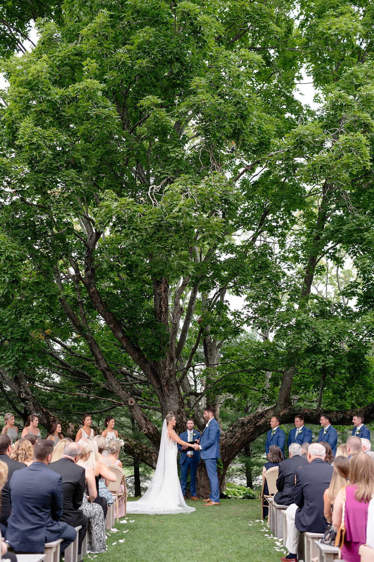 The Barn at Outlook Farm outdoor Wedding Ceremony