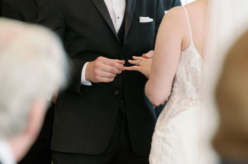 wedding ring exchange