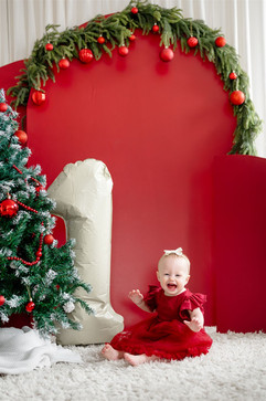family holiday photos in studio