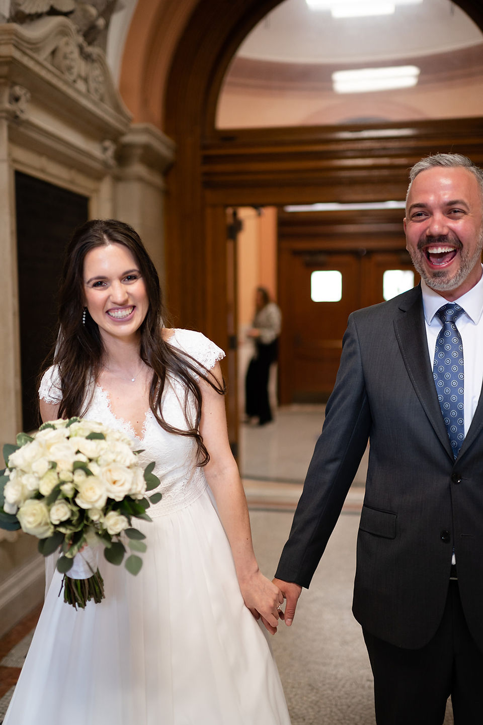 happy newlyweds