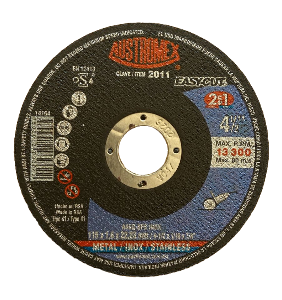 Disco original Austromex. Imagen nítida, ascpecto oficial, bordes y etiquetado de calidad.