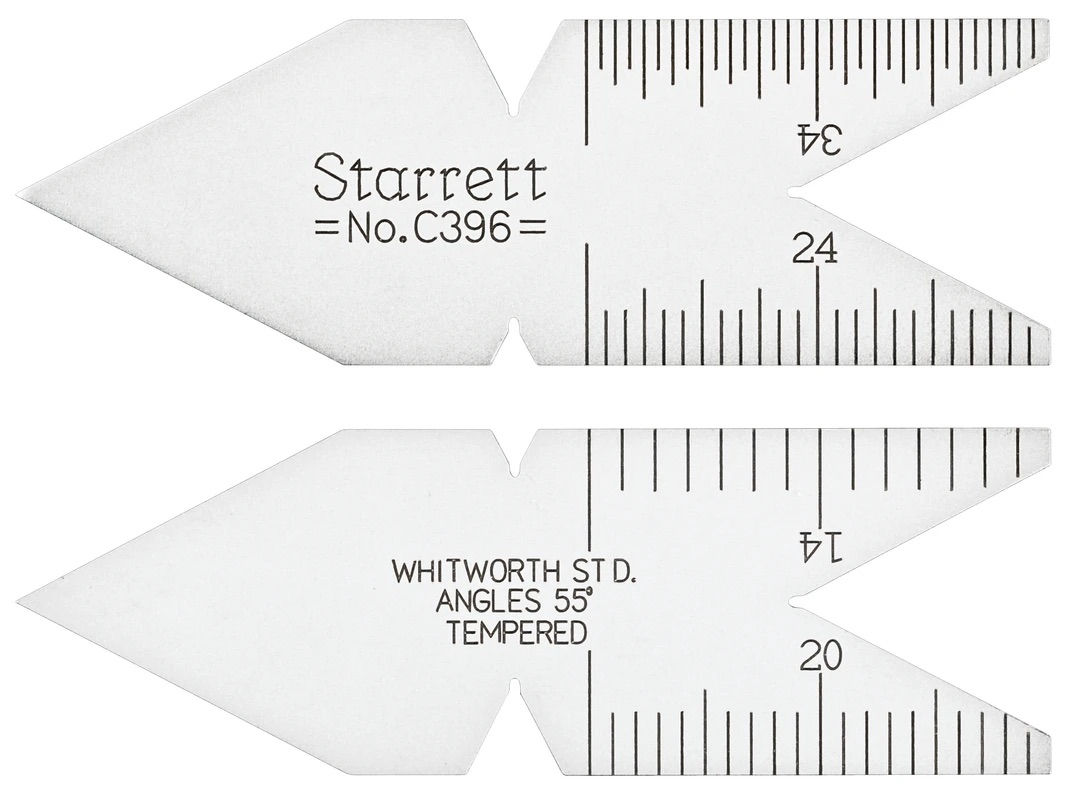 C396 Gage para Cuerdas de 55° Inglesas STARRETT