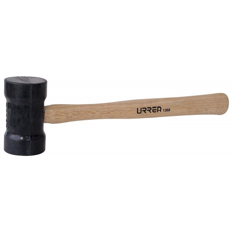 1368 Mazo cabeza de hule negro 22oz Urrea