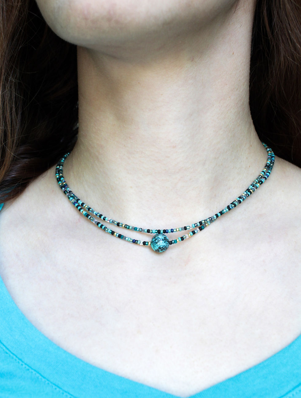 Thumbnail: Turquoise | Double Strand Choker