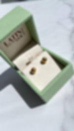 Aretes en oro de 18k