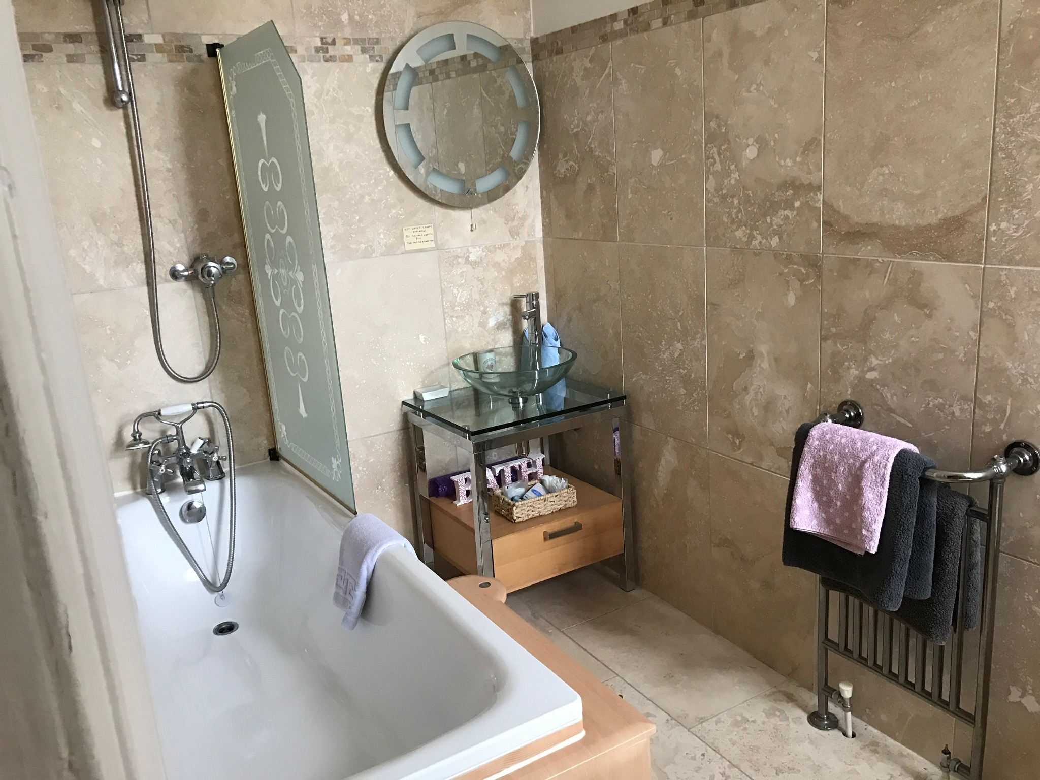 The Priory B&B Room 3 Bathroom