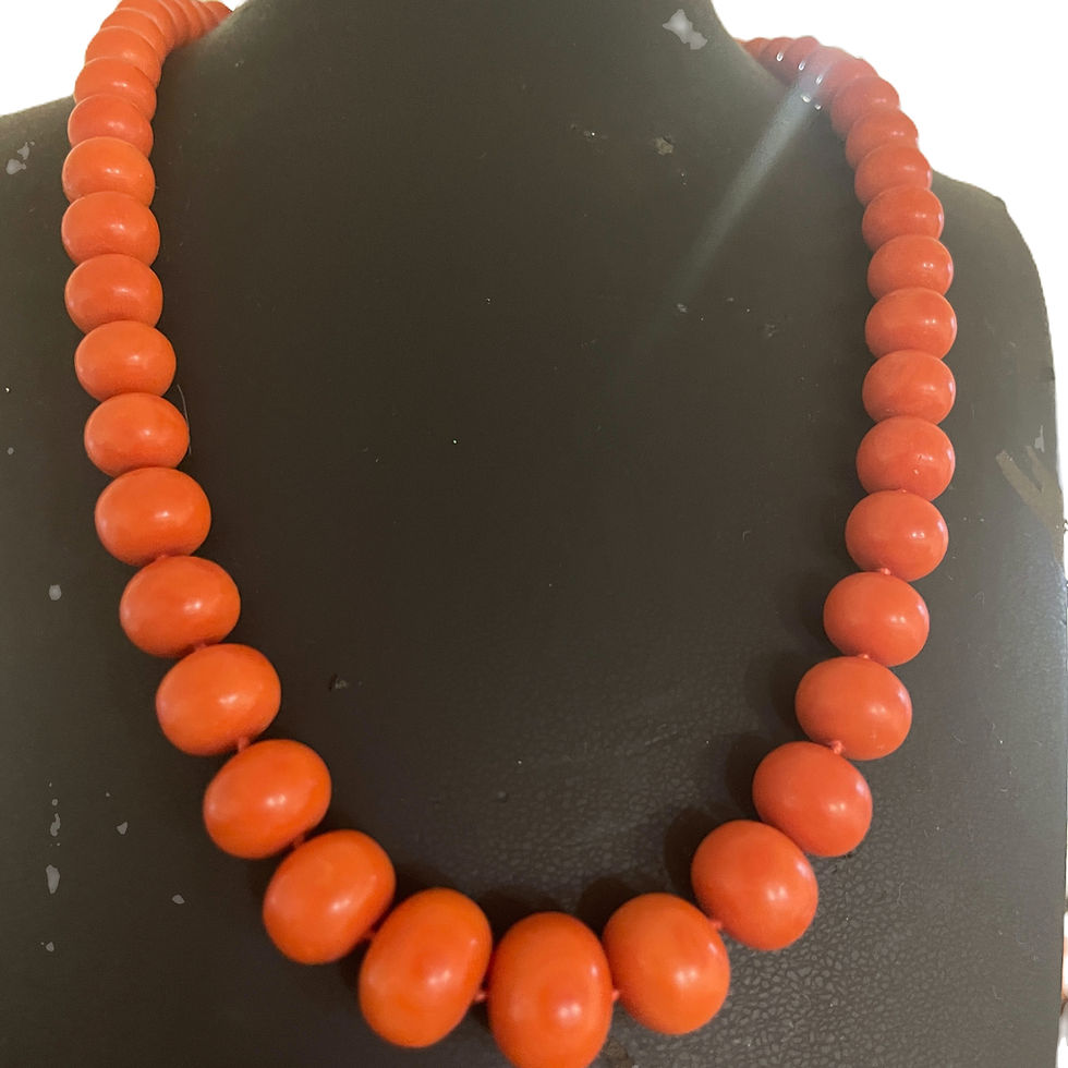 Thumbnail: Ancient Sciacca Coral Necklace - Belle Epoque Collection