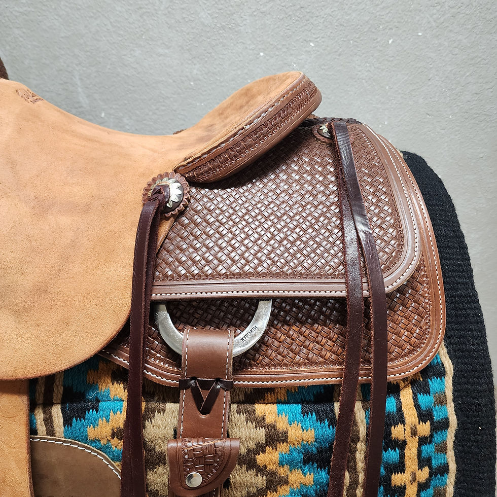 Thumbnail: 16" Jeff Smith Cutting Saddle (24-2361)