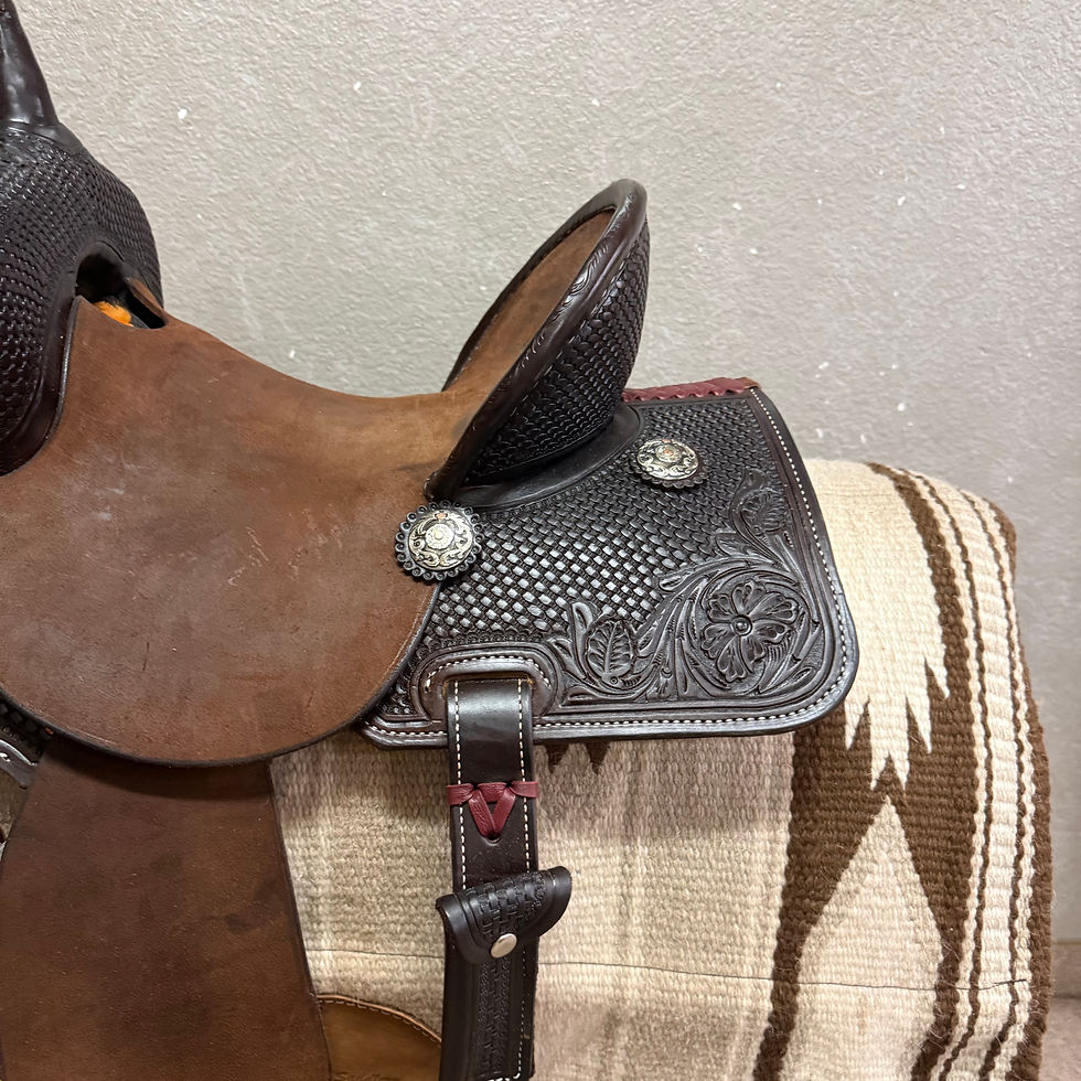 Thumbnail: 13.5" Paul Taylor Barrel Saddle