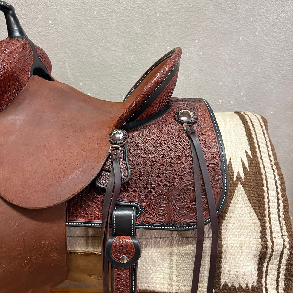 Thumbnail: 13.5" x 7" Martin Stingray Barrel Saddle