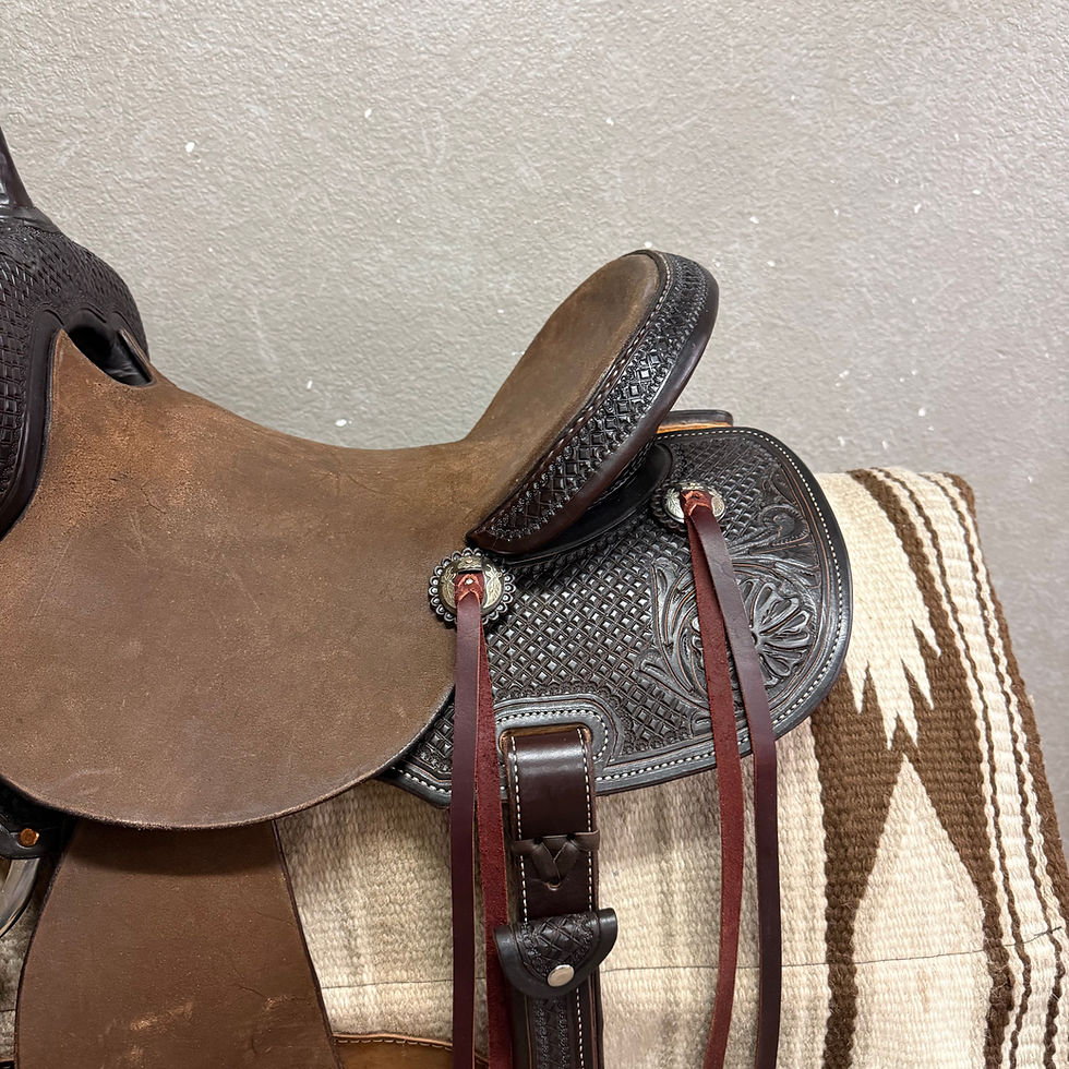 Thumbnail: 14.5" Paul Taylor Spinal Relief Barrel Saddle