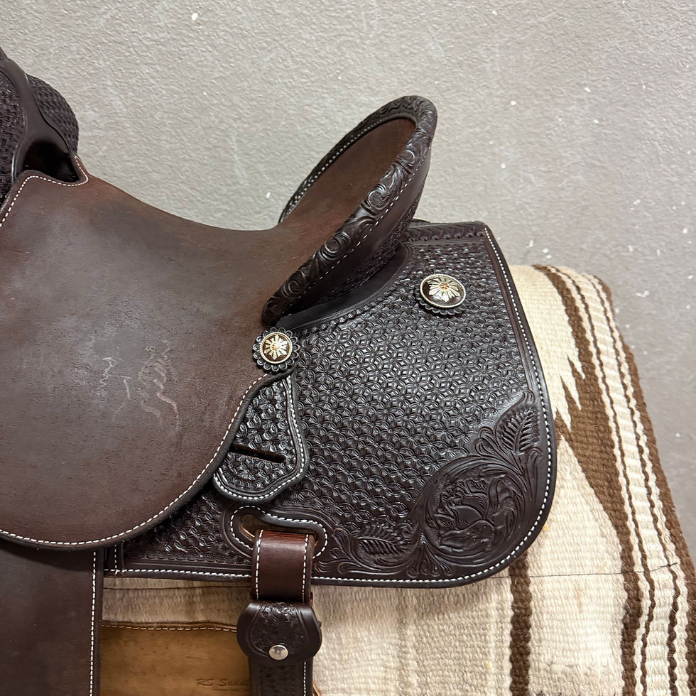 Thumbnail: 14" x 7" Martin Stingray Barrel Saddle
