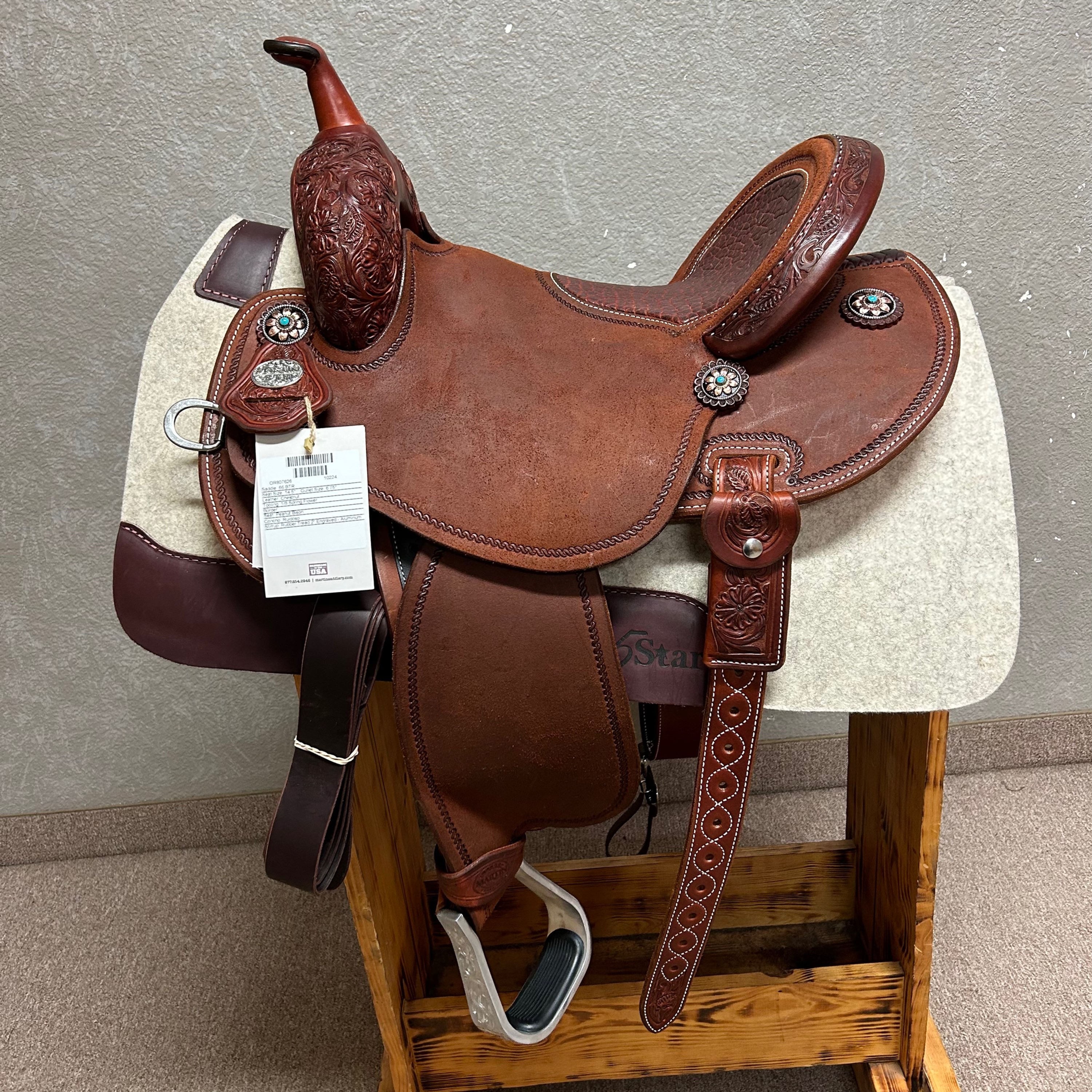 14.5" x 6.75" Martin BTR Barrel Saddle