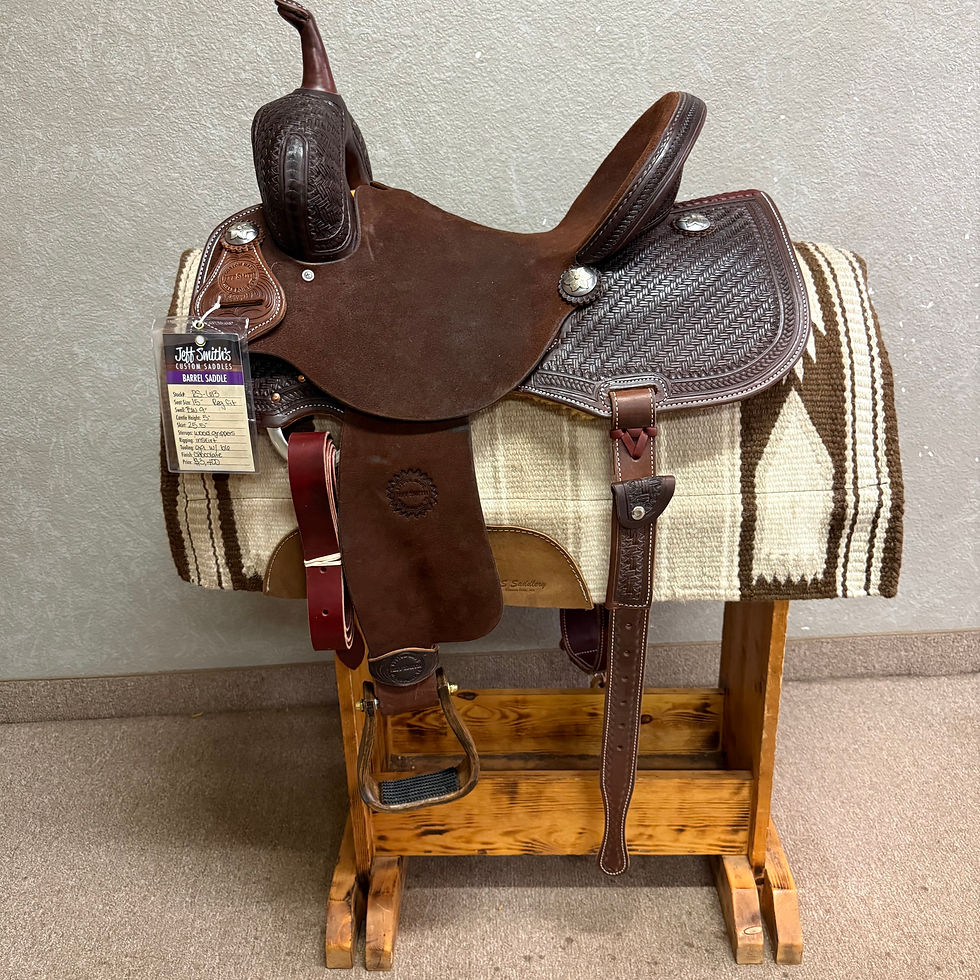 Thumbnail: 15" Jeff Smith Barrel Saddle RS-613