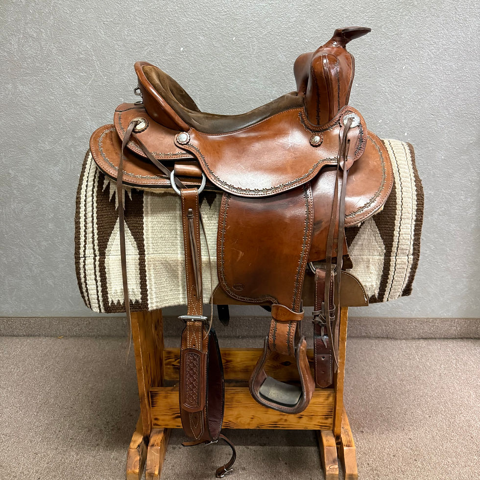 Thumbnail: Used 16" OrthoFlex Trail Saddle