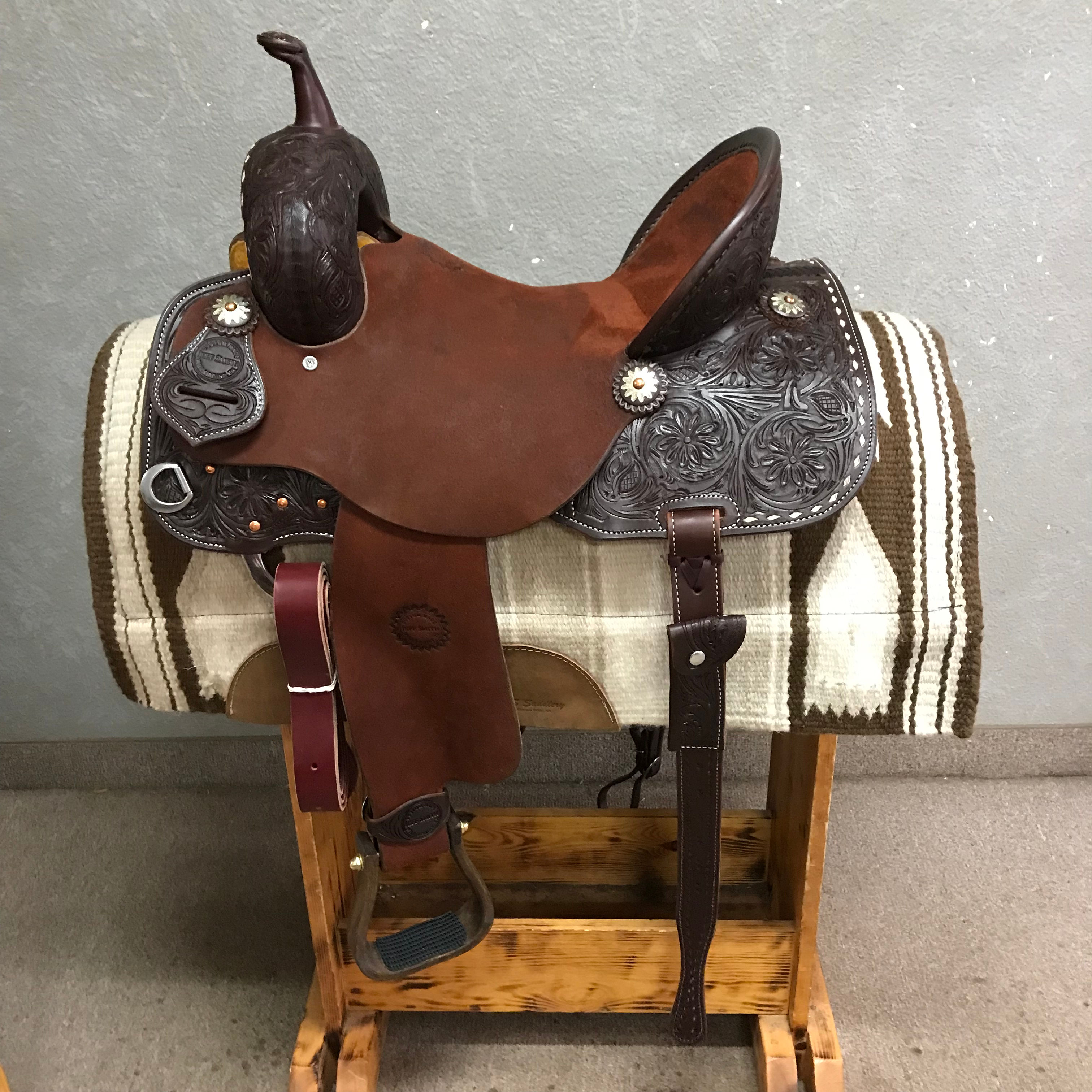 15" Jeff Smith Barrel Saddle (RS-757)