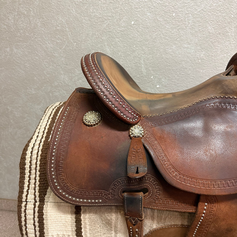 Thumbnail: Used 15.5" Martin Crown C Barrel Saddle