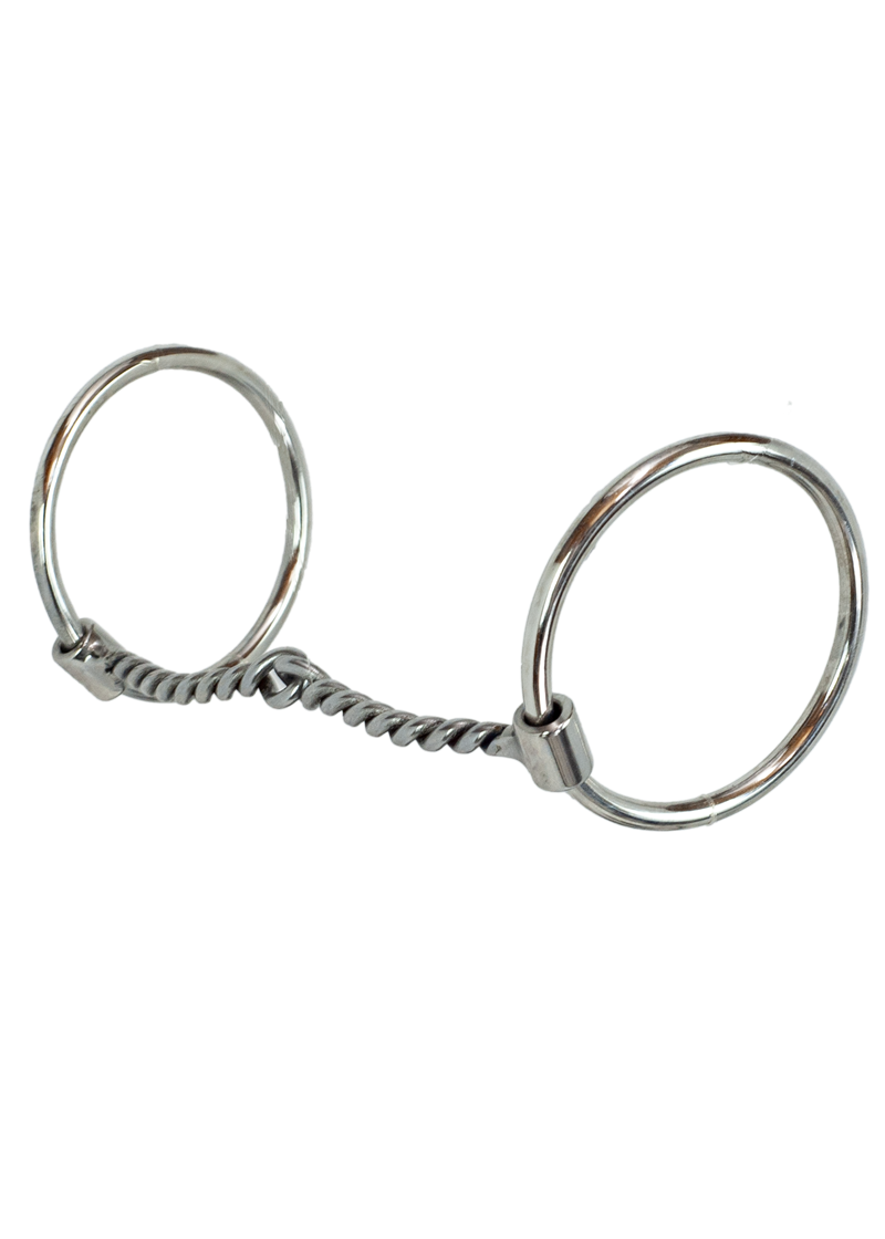 Tyler Bit & Spur Company - Twisted Loose Ring Snaffle Bit