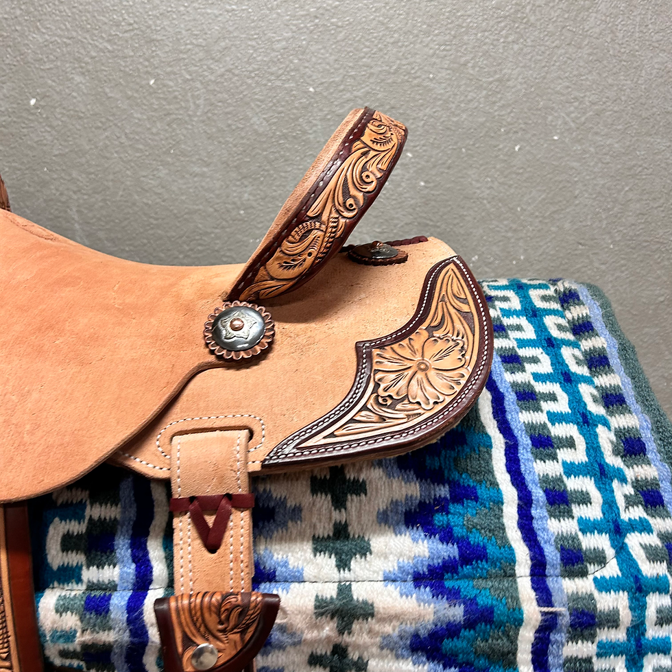Thumbnail: 14" Jeff Smith Barrel Saddle (25-0485)