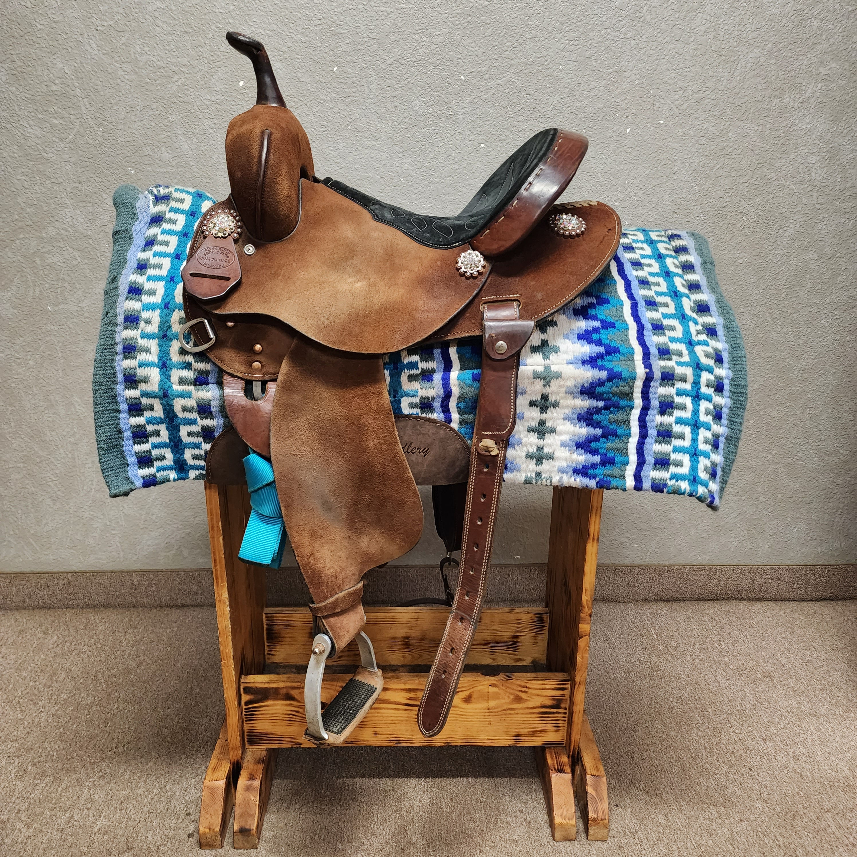 Used 14" Allen Ranch Barrel Saddle