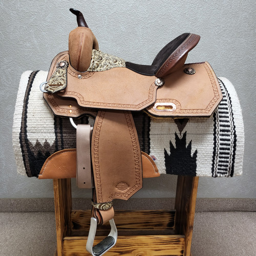 15" Wide Circle Y High Horse Madison Barrel Saddle RS Saddlery
