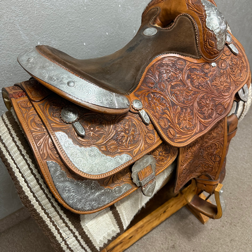 Thumbnail: Used 16" Billy Cook California Show Saddle