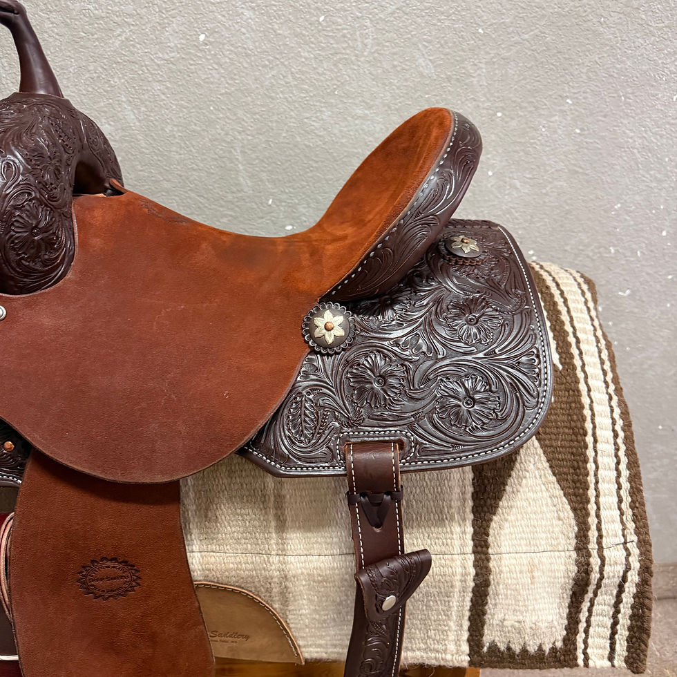 Thumbnail: 14.5" Jeff Smith Barrel Saddle RS-610