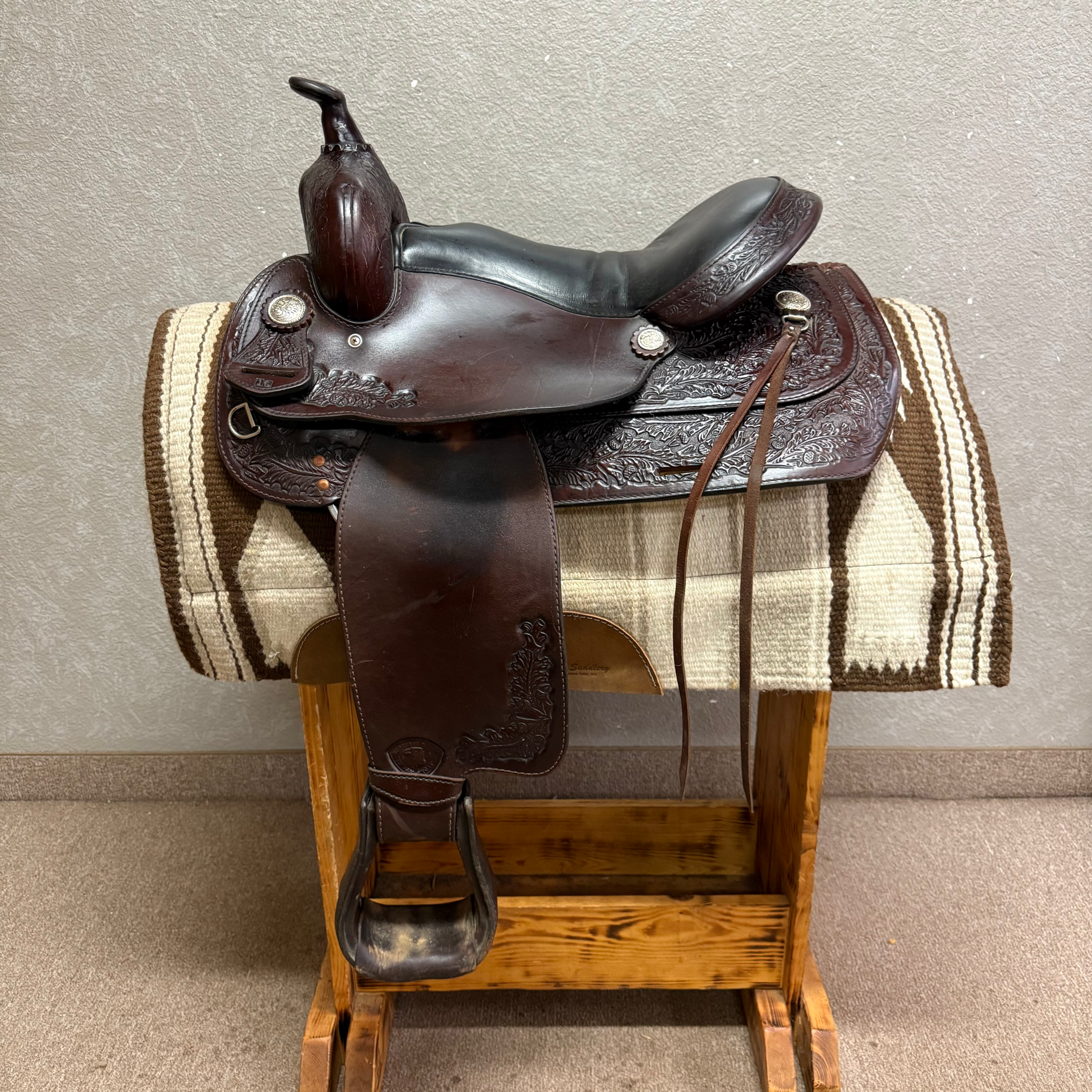 Used 16" Hereford Brand Trail Saddle