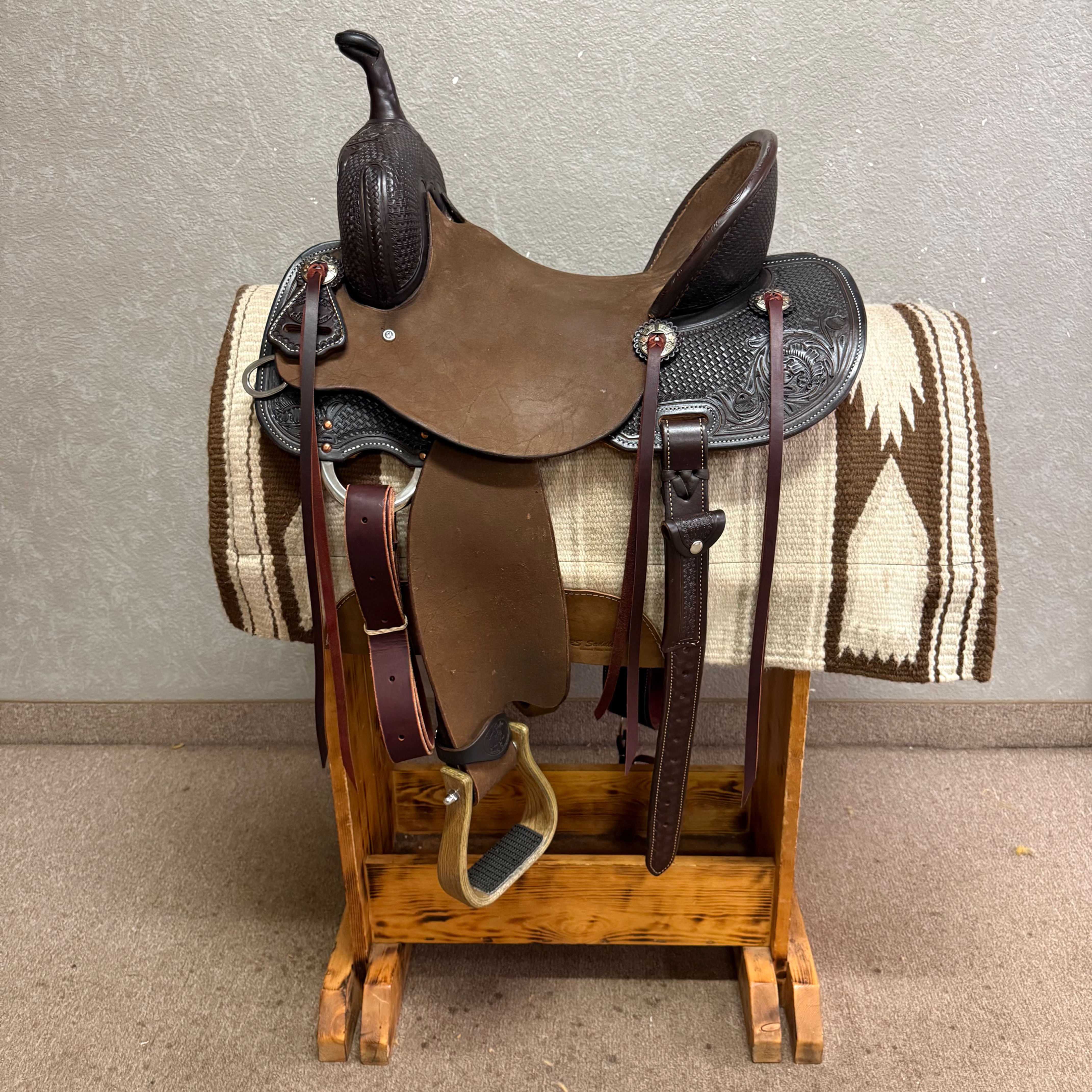 14.5" Paul Taylor Spinal Relief Barrel Saddle