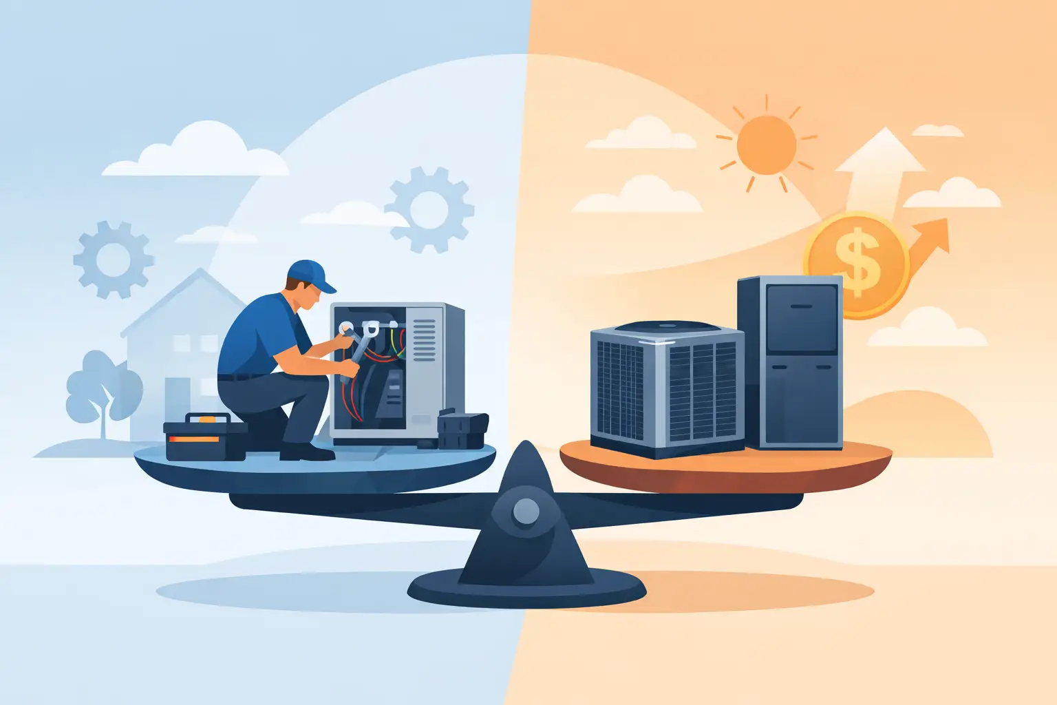 Repair Versus Replace HVAC: What Pays Off?