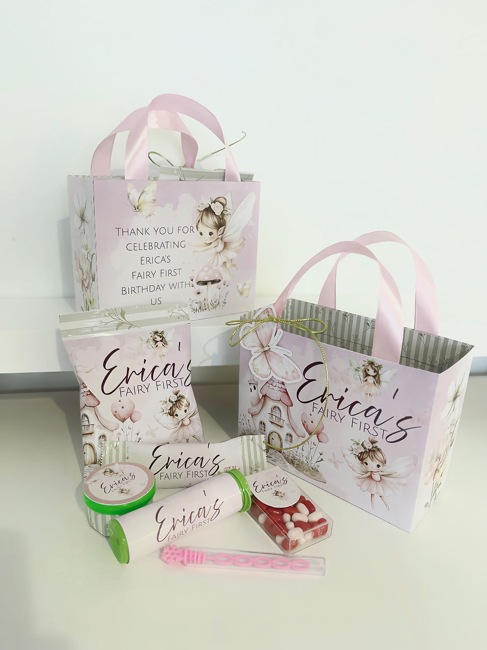 Thumbnail: Personalised Gift Bags with M&M minis & Tic Tacs