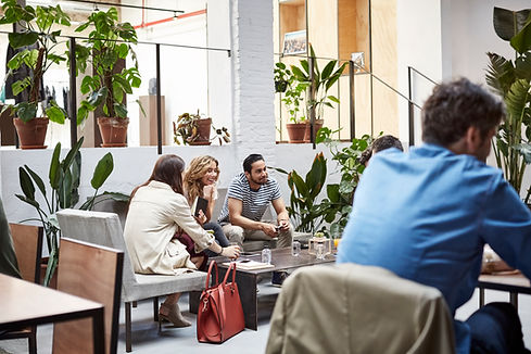 Business People at a Lobby