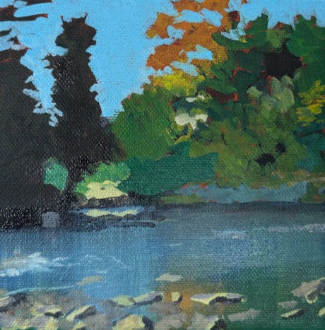 "Colours At The Water"
6"x6"