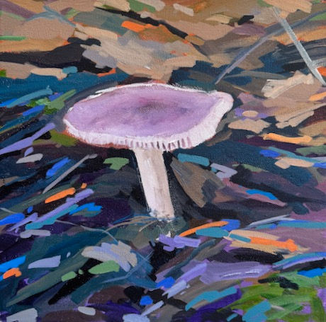 "Psychedelic Forest Floor"
12"x12"
