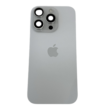 iPhone 16 Pro White Titanium rear glass replacement.