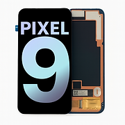 Google Pixel 9 screen replacement on dark background.