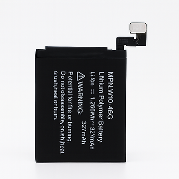 Apple Watch Series 10 46mm replacement battery on a white studio background