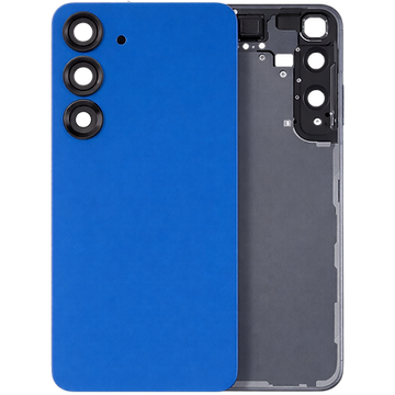 Samsung S25 navy genuine Samsung rear glass replacement repair with original back glass and internal frame