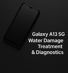 Galaxy A13 5G professional water damage treatment & diagnostics – from £45. Book Now.