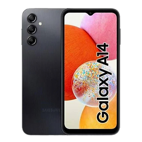 Galaxy A14 on dark background