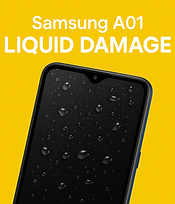 Samsung Galaxy A01 liquid damage treatment – professional repair service with ultrasonic cleaning and corrosion removal
